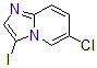 结构式 CAS# 885275-59-2, 6-氯-3-碘-咪唑并[1,2-a]吡啶