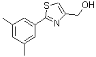 结构式 CAS# 885278-84-2, [2-(3,5-二甲基苯基)-1,3-噻唑-4-基]甲醇