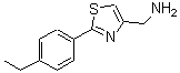 CAS#: 885280-80-8， [2-(4-ethylphenyl)thiazol-4-yl]methanamine