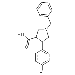 CAS#: 885959-06-8， 1-Benzyl-4-(4-bromophenyl)-3-pyrrolidinecarboxylic acid