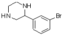 结构式 CAS# 885962-24-3, 2-(3-溴苯基)哌嗪