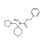 CAS#: 886363-06-0， Benzyl methyl[4-(1-pyrrolidinylmethyl)tetrahydro-2H-pyran-4-yl]carbamate