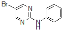 structure of CAS# 886365-88-4, 5-Bromo-N-Phenyl-2-Pyrimidinamine;(5-BROMO-PYRIMIDIN-2-YL)-PHENYL-AMINE;5-BROMO-N-PHENYLPYRIMIDIN-2-AMINE;5-Bromo-2-Phenylaminopyrimidine
