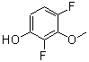 structure of CAS# 886499-27-0, 2,4-Difluoro-3-methoxyphenol
