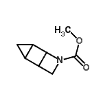 CAS#: 88656-25-1， Methyl 6-azatricyclo[3.2.0.0<sup>2,4</sup>]heptane-6-carboxylate