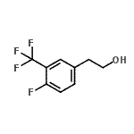 结构式 CAS# 886761-80-4, 2-[4-氟-3-(三氟甲基)苯基]乙醇
