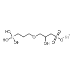 CAS#: 88684-04-2， Sodium 2-hydroxy-3-[3-(trihydroxysilyl)propoxy]-1-propanesulfonate