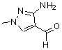 结构式 CAS# 886851-66-7, 3-氨基-1-甲基-1H-吡唑-4-甲醛
