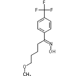 CAS#: 88699-84-7， (1E)-N-Hydroxy-5-methoxy-1-[4-(trifluoromethyl)phenyl]-1-pentanimine