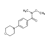 CAS#: 887576-33-2， N-Methoxy-N-methyl-4-(4-morpholinyl)benzamide