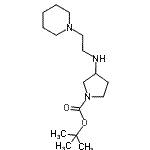 CAS#: 887579-07-9， 2-Methyl-2-propanyl 3-{[2-(1-piperidinyl)ethyl]amino}-1-pyrrolidinecarboxylate