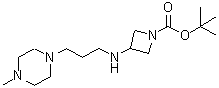 CAS#: 887580-89-4， 2-Methyl-2-propanyl 3-{[3-(4-methyl-1-piperazinyl)propyl]amino}-1-azetidinecarboxylate