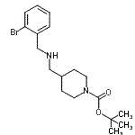 CAS#: 887581-75-1， 2-Methyl-2-propanyl 4-{[(2-bromobenzyl)amino]methyl}-1-piperidinecarboxylate