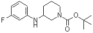 CAS#: 887584-77-2， 2-Methyl-2-propanyl 3-[(3-fluorophenyl)amino]-1-piperidinecarboxylate
