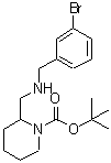 CAS#: 887587-79-3， 2-Methyl-2-propanyl 2-{[(3-bromobenzyl)amino]methyl}-1-piperidinecarboxylate