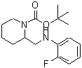 CAS#: 887587-89-5， 2-Methyl-2-propanyl 2-{[(2-fluorophenyl)amino]methyl}-1-piperidinecarboxylate
