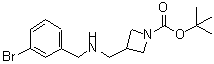 CAS#: 887589-82-4， 2-Methyl-2-propanyl 3-{[(3-bromobenzyl)amino]methyl}-1-azetidinecarboxylate