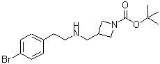 CAS#: 887589-93-7， 2-Methyl-2-propanyl 3-({[2-(4-bromophenyl)ethyl]amino}methyl)-1-azetidinecarboxylate