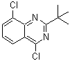 CAS#: 887592-17-8， 4,8-Dichloro-2-(2-methyl-2-propanyl)quinazoline