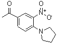 结构式 CAS# 887595-31-5, 1-[3-硝基-4-(1-吡咯烷基)苯基]乙酮