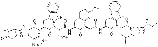 CAS#: 88848-87-7， (Des-Gly10,D-Ala6,Pro-NhEt9)-Lhrh (Salmon)