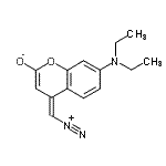 CAS#: 88861-43-2， (4Z)-4-(Diazoniomethylene)-7-(diethylamino)-4H-chromen-2-olate