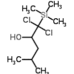 CAS#: 88920-85-8， 1,1-Dichloro-4-methyl-1-(trimethylsilyl)-2-pentanol