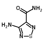 CAS#: 88947-28-8， 4-Amino-1,2,5-thiadiazole-3-carboxamide