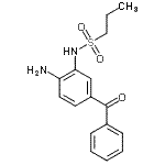 CAS#: 88965-53-1， N-(2-Amino-5-benzoylphenyl)-1-propanesulfonamide