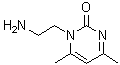 structure of CAS# 889945-01-1, 1-(2-Aminoethyl)-4,6-dimethyl-2(1H)-pyrimidinone;1-(2-Aminoethyl)-4,6-dimethylpyrimidin-2(1H)-one;3-(2-aminoethyl)-4,6-dimethyl-3-hydropyrimidin-2-one;MFCD06013740