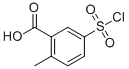 structure of CAS# 89001-57-0, 5-(Chlorosulfonyl)-2-Methyl-Benzoic Acid;5-(Chlorosulfonyl)-2-Methylbenzenecarboxylic Acid;Benzoic Acid, 5-(Chlorosulfonyl)-2-Methyl- (9CI);5-(Chlorosulphonyl)-2-Methylbenzoic Acid