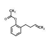 结构式 CAS# 890097-68-4, 2-(3-丁烯-1-基)苯基乙酸酯