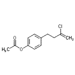结构式 CAS# 890097-86-6, 4-(3-氯-3-丁烯-1-基)苯基乙酸酯