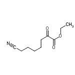 结构式 CAS# 890097-92-4, 乙基7-氰基-2-氧代庚酸酯
