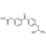 structure of CAS# 890099-84-0, 3-(4-Isopropoxybenzoyl)phenyl acetate;3-Acetoxy-4'-isopropoxybenzophenone