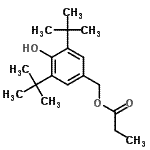 CAS#: 89022-83-3， 4-Hydroxy-3,5-bis(2-methyl-2-propanyl)benzyl propionate