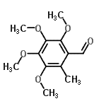 CAS#: 89048-25-9， 2,3,4,5-Tetramethoxy-6-methylbenzaldehyde