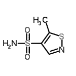 CAS 登录号：89066-48-8， 5-甲基-1,2-噻唑-4-磺酰胺