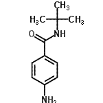 结构式 CAS# 890839-22-2, 4-氨基-N-(2-甲基-2-丙基)苯甲酰胺