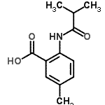 CAS#: 890982-57-7， 2-(Isobutyrylamino)-5-methylbenzoic acid
