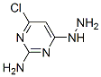 结构式 CAS# 89124-04-9, 4-氯-6-肼基嘧啶-2-胺