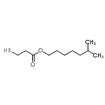 CAS#: 89136-90-3， 6-Methylheptyl 3-sulfanylpropanoate