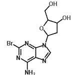 CAS#: 89178-21-2， 2-Bromo-9-(2-deoxypentofuranosyl)-9H-purin-6-amine