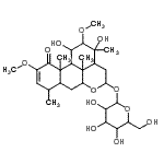 CAS#: 89200-03-3， 11,13-Dihydroxy-2,12-dimethoxy-1-oxopicras-2-en-16-yl hexopyranoside