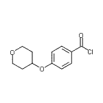 CAS#: 892501-93-8， 4-(Tetrahydro-2H-pyran-4-yloxy)benzoyl chloride
