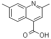结构式 CAS# 892674-22-5, 2,7-二甲基-4-喹啉羧酸
