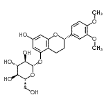 CAS#: 89289-91-8， [(S)-2-(3,4-Dimethoxyphenyl)-3,4-Dihydro-7-Hydroxy-2H-1-Benzopyran-5-Yl]beta-D-Glucopyranoside