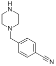 structure of CAS# 89292-70-6, 1-(4-Cyanobenzyl)Piperazine;4-[(Piperazin-1-Yl)Methyl]Benzonitrile 97%;1-(4-Cyanobenzyl)Piperazine ,97%;1-(4-CYANOBENZYL)PIPERAZINE