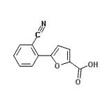 CAS#: 893638-36-3， 5-(2-Cyanophenyl)-2-furoic acid