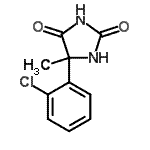 CAS#: 89366-02-9， 5-(2-Chlorophenyl)-5-methyl-2,4-imidazolidinedione